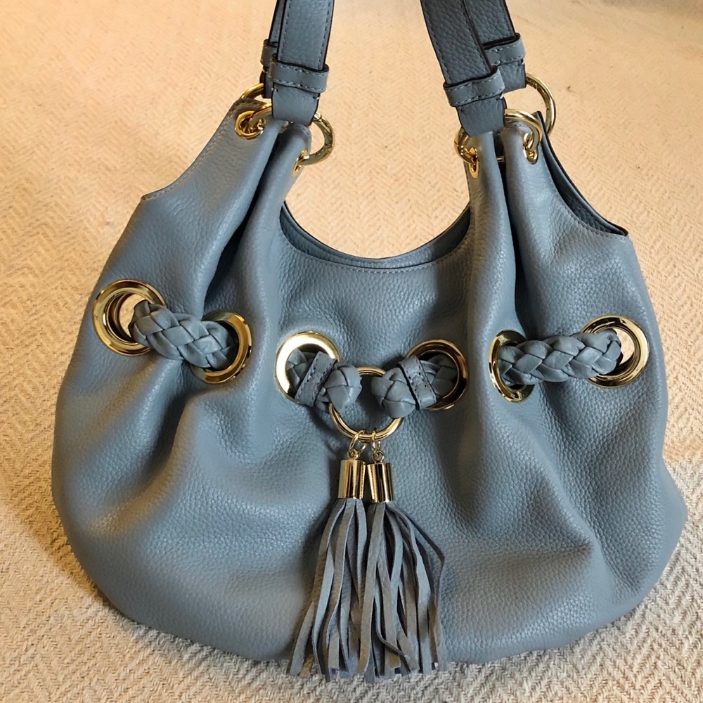 NWT Michael Kors Shoulder Bag - Dusty Blue - Picture 3 of 8